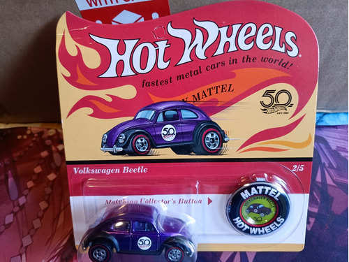 Hotwheels Volkswagen Beetle 50 Aniversario 