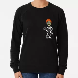 Buzo Team Coco Conan O'brien Guitarra De Baile Sugar Skull C