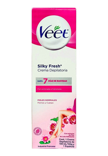 Veet Crema Depilatoria Piernas Y Cuerpo Piel Normal 100 Ml