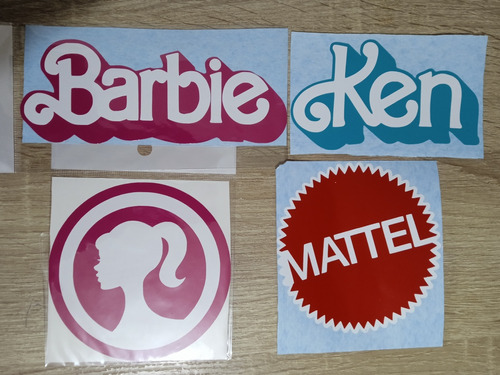 Stickers Barbie 4 Piezas 