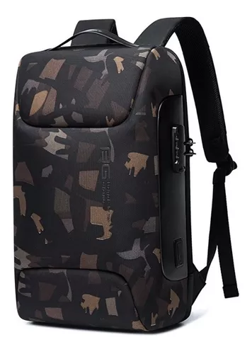 Mochila Hombre Bange 7690 Negro