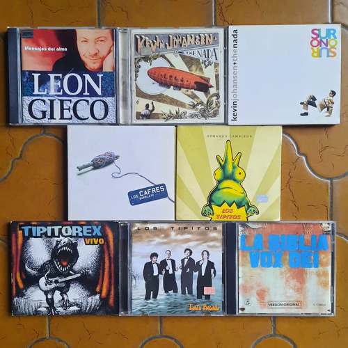 8cd 1dvd - León Gieco Kevin Johansen Cafres Tipitos Vox D 