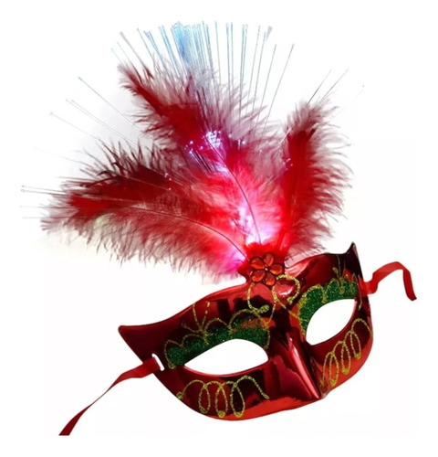 Máscara Para Mujer Fiestas Led  Princesa Veneciana 
