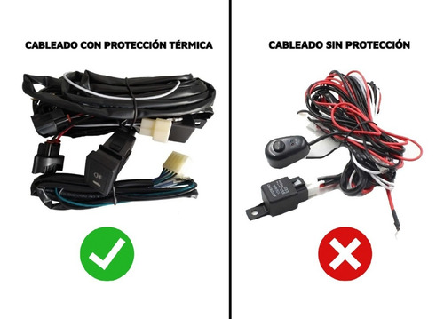 Imagen 2 de 9 de Kit Cableado Ramal Instalacion Neblineros Led Con Boton