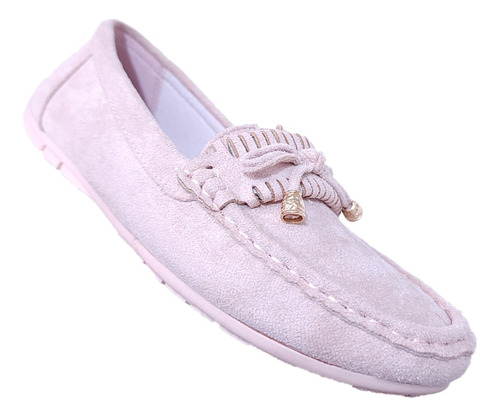 Zapatos Mocasines Casual Clasico Comodo Promocion Rosa