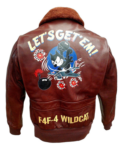 Chaqueta De Cuero Piloto Usaf