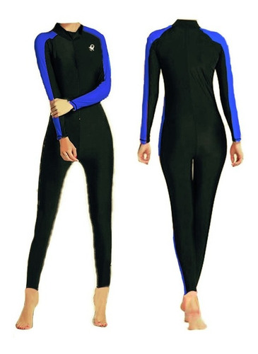 Traje De Natacion Completo Mujer Wetsuit Lycra Protec Uv