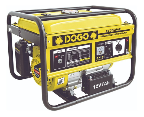 Imagen 1 de 1 de Generador portátil Dogo EC3500A con tecnología AVR 220V
