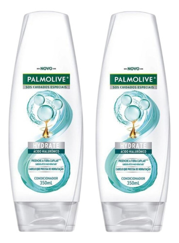 Condicionador Palmolive 350ml Hialuronico - Kit C/2un