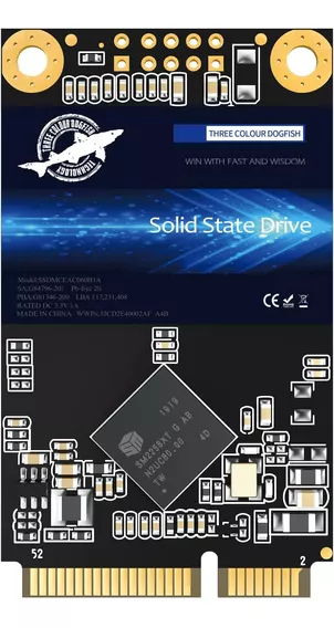 Ssd Sata Msata 250gb Dogfish Internal Solid State Drive Disc