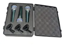 Comprar Kit Cu002F 3 Microfones Profissionais Bt58a Mxt Cachimbos+maleta Cor Cinza