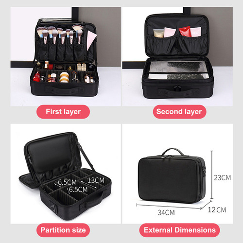 Bolsa De Almacenamiento Portátil Para Maquillaje Y Herramien
