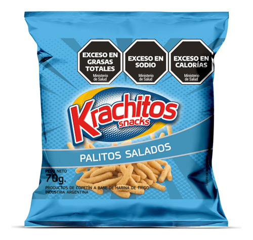 Palitos Salados Sabor Original Snacks Salados Krachitos 70gr