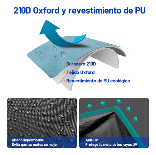 Cubierta De Motocicleta Solar Impermeable Para Todo Clima