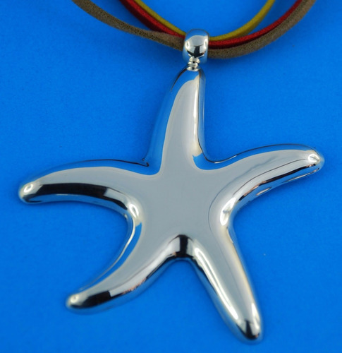 Dije De Plata Estrella De Los Mares