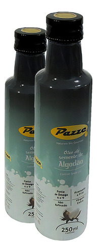 Kit 2 Óleo De Algodão Pazze 250ml. Sabor Sem Sabor