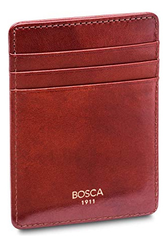 Bosca Men's Wallet, Old Leather Front Pocket Wallet 9q4yl