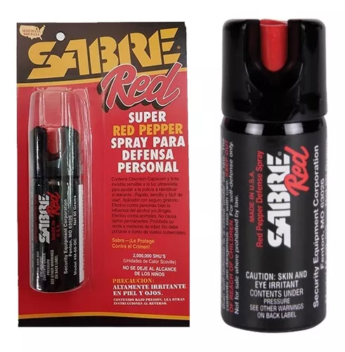 Gas Pimienta Sabre Red 60 Gr Paralizante Usa Defensa