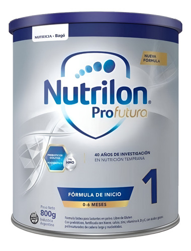 Nutrilón Profutura 1 En Polvo 0 A 6 Meses 800g