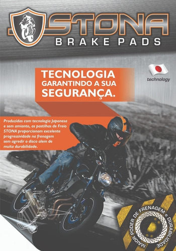 Kit Pastilhas De Freio Diant. Versys 1000 Sinterizadas Stona