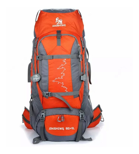 Mochila Montaña 80+5 Camping Trekking Senderismo Impermeable