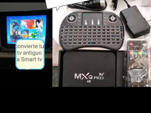 Imagen 1 de 2 de Tv Box 2021 Mxqpro 4k Con Todo Lo Que Ve Teques/ccs