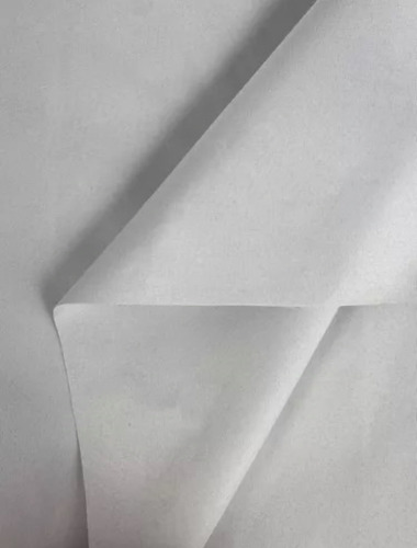 Cortina Blackout Textil 140x260 Cm Liso Para Riel Blanco Tiza