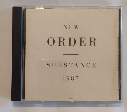 New Order Substance Cd Usa Vol 2 1987 Impecable 