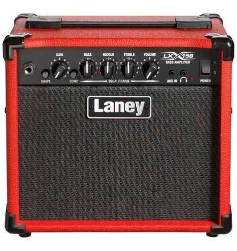 Imagen 1 de 4 de Amplificador Laney De Bajo Lx15b-red Rojo