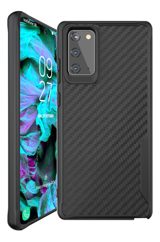 Funda Kitoo Samsung Galaxy Note 20 Diseño Carbono Negro