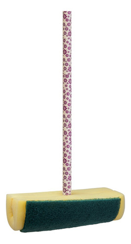 Rodo 30cm De Espuma Com Esfregão Em Formato Circular 