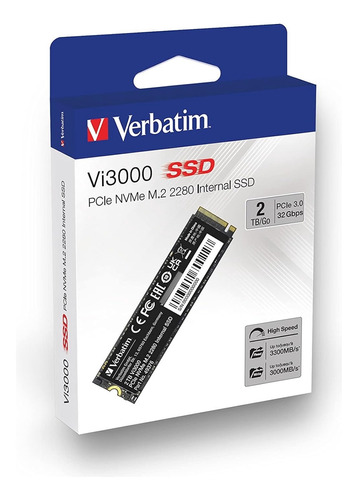 Disco Ssd M.2 2tb Verbatim Vi300 Nvme Pcie