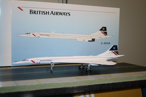 Avion Concorde British Airways G-boab Ard Inflight200 1:200 (Usado)