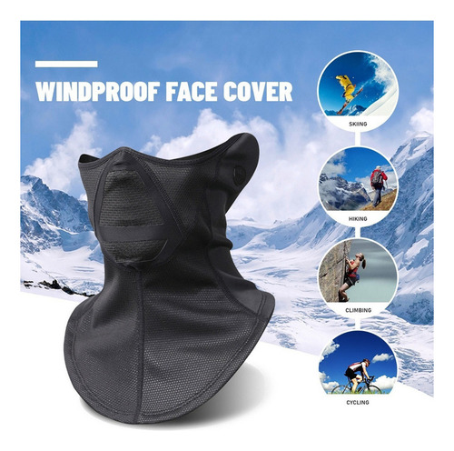 Cuello Warmer Bufanda A Prueba De Viento Térmica Cubierta