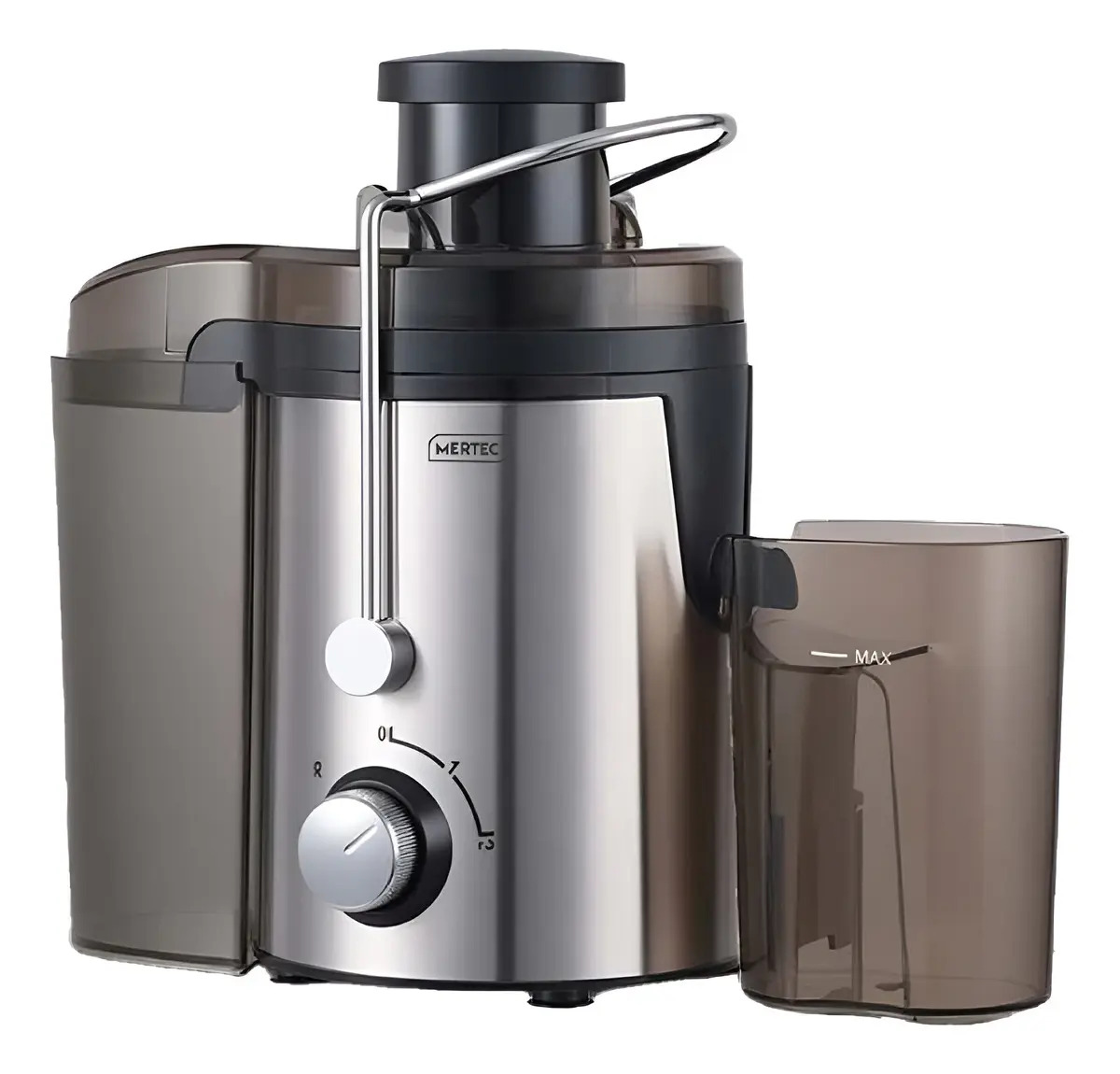 Extractor De Jugos Mertec Mt-041s Acero Inoxidable Gris