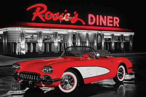 Rosie's Diner - Poster Importado De 90 X 60 Cm