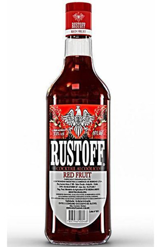 Vodka Rustoff Red Fruit 970 Ml