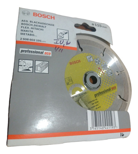 Disco Bosch Ø115mm Segmentado Profesional 2608602191