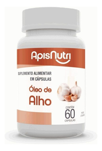 Óleo De Alho 500mg (60 Caps) - Padrão: Único Alho