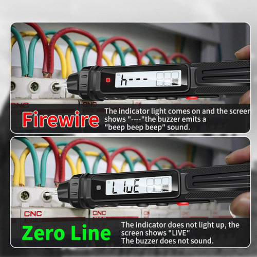 Multímetro Digital De Caneta De Teste Elétrica 2 Em 1 Com Di