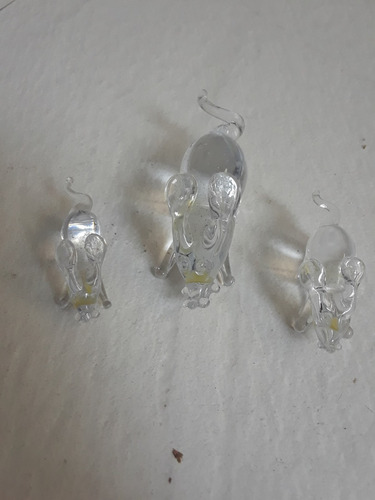 Ratoncitos De Cristal En Miniaturas