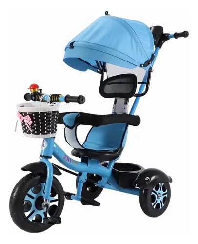 Triciclo Bicicleta Carriola Paseo Bebes 2-6 Años Asiento 360