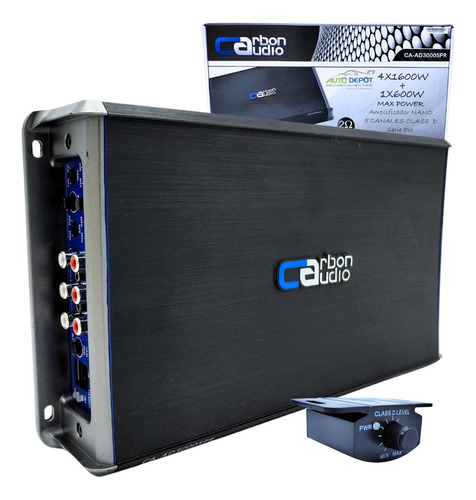 Amplificador Nano 5 Ch 1600w Clase D Carbon Audio Caad30005p