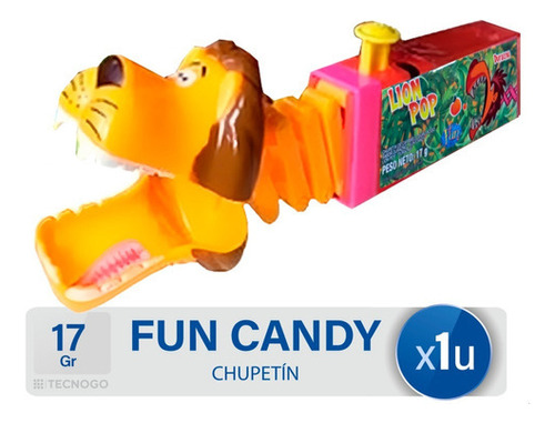 Chupetines Fun Candy Lion Pop - Mejor Precio
