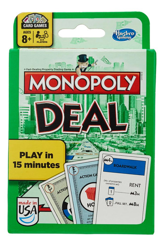 Juego De Cartas De Reparto Monopoly