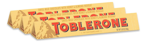 Toblerone - Caramelo De Chocolate Suizo Con Turron De Miel Y