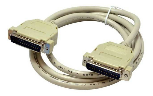 Cable Db25 Macho Para Impresora Paralela Punto De Venta