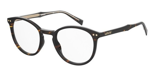 Lentes Levis Lv5016 086 Havana Oftalmico Color Havana 086