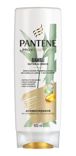Acondicionador Pantene Bambú Nutre Y Crece X 400 Ml