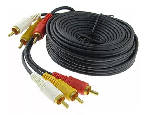 Cable De Audio Y Video 3 Rca A 3 Rca